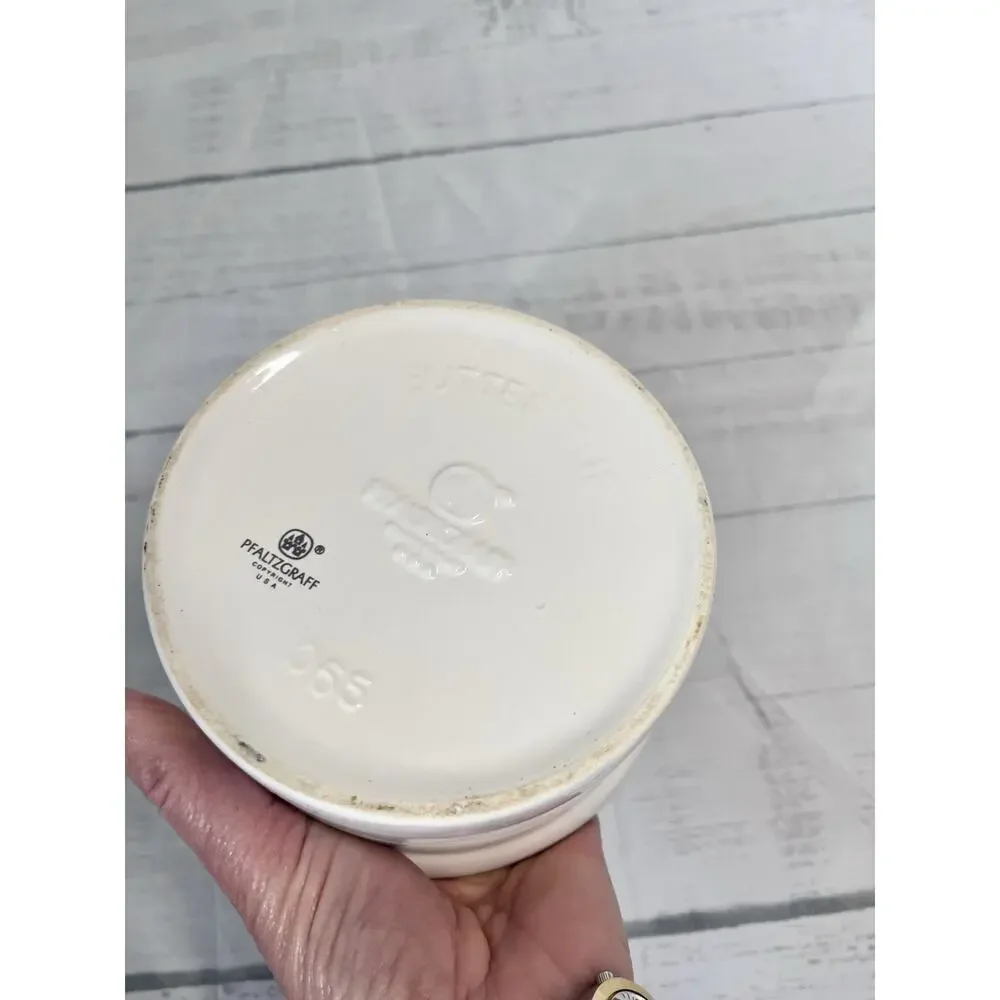 Vintage Pfaltzgraff Butter Tub 5 3/8